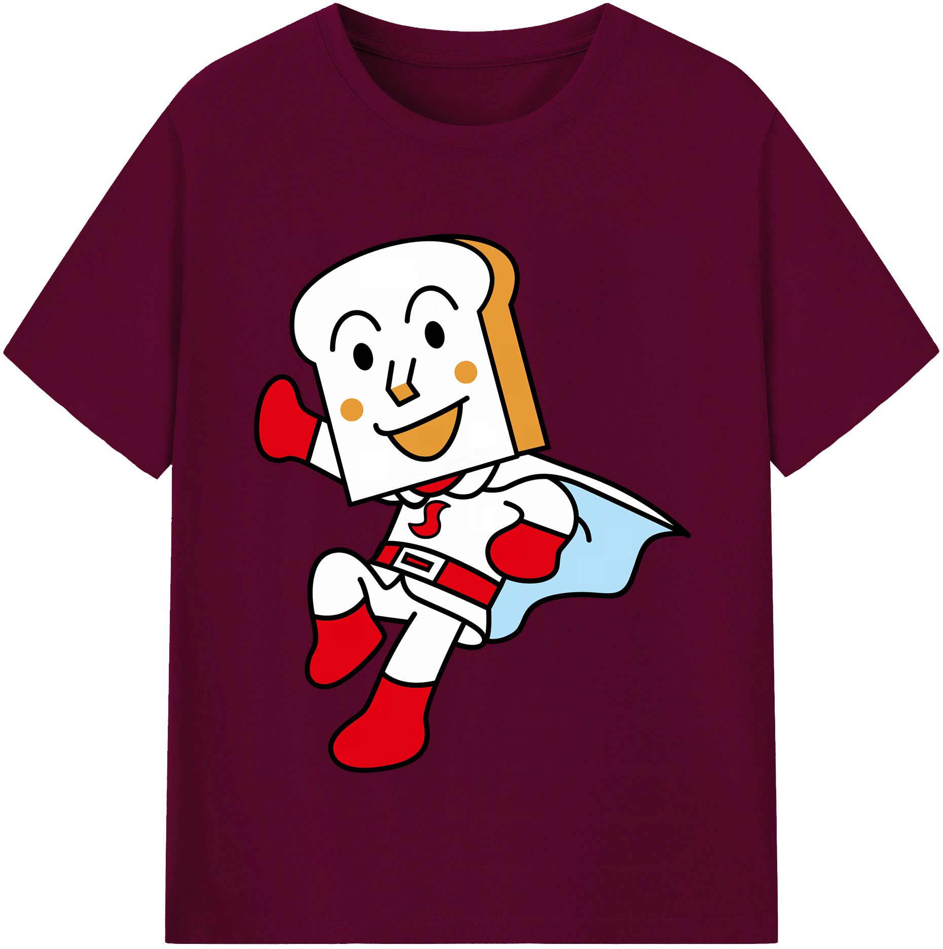 （画像用） アンパンマン Anpanman レディースカジュアルプリントTシャツ（綿100％）